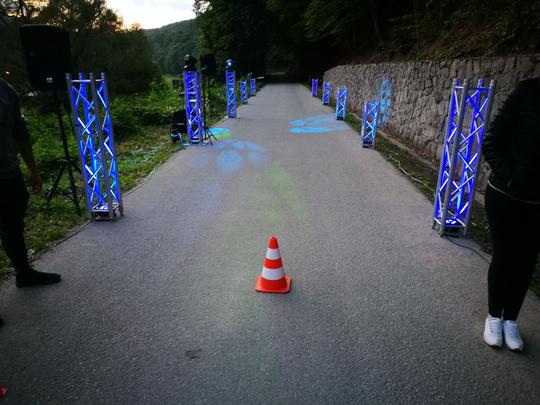 Nasvetlenie bežeckej akcie